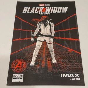 Marvel Black Widow Prelude (2021) #1 AMC IMAX Exclusive Comic Book w/ Protector